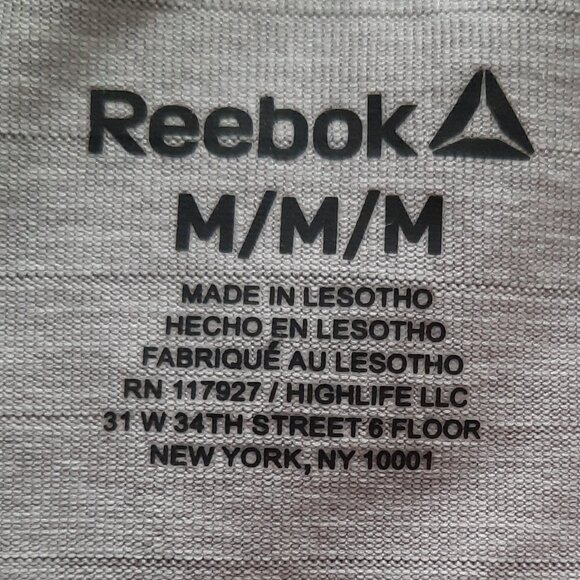 Reebok Grey Athletic T-shirt - Picture 3 of 3